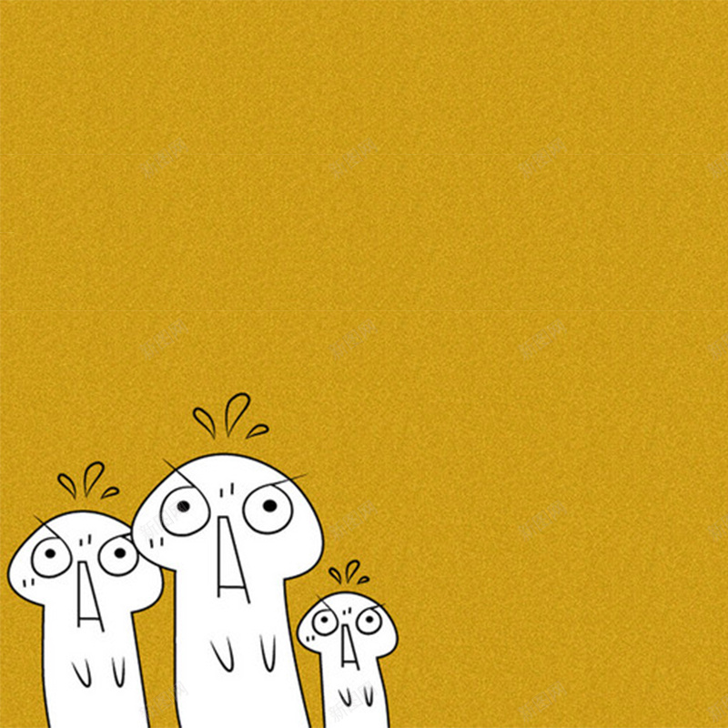 卡通人物背景图jpg设计背景_88icon https://88icon.com 卡通人物 黄色 主图 卡通 童趣 手绘