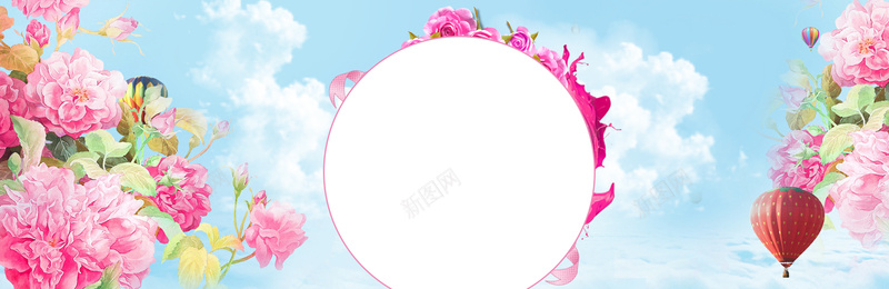 春季清新女装淘宝海报背景psd设计背景_88icon https://88icon.com 春季上新 春暖花开 春天 春季 清新 女装活动 淘宝 约惠春天 春女装 印花