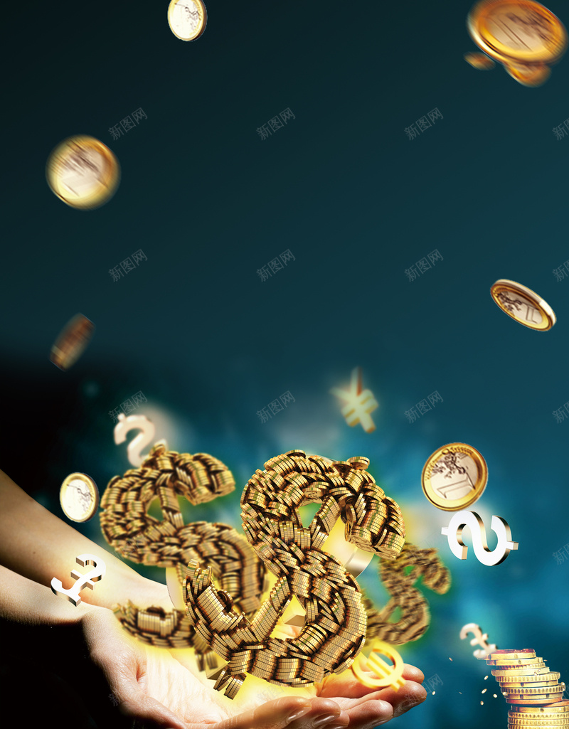 金融海报背景素材psd设计背景_88icon https://88icon.com 专业贷款 金融借贷 借贷 借钱 贷款 金融业海报 急用钱找我们 金币 钱币 银行