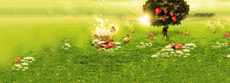 春季背景psd设计背景_88icon https://88icon.com 海报banner 春天背景 梦幻背景 文艺 绿色 阿胶全屏海报 小清新 简约