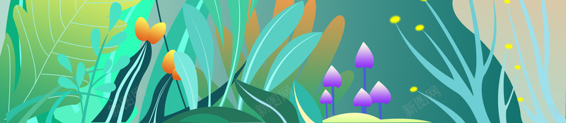 清新彩色漫画卡通平面广告psd设计背景_88icon https://88icon.com 平面广告 卡通 彩色 清新 漫画 插画 新品 春季 服装 化妆品 河流