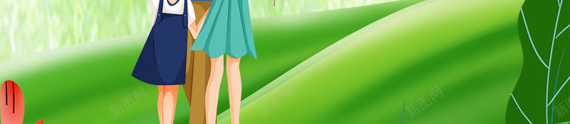 绿色手绘春分踏青亲子郊游春天背景jpg设计背景_88icon https://88icon.com 亲子郊游 手绘 春分 绿色 踏青 春天背景 柳条 一家人 燕子 春季