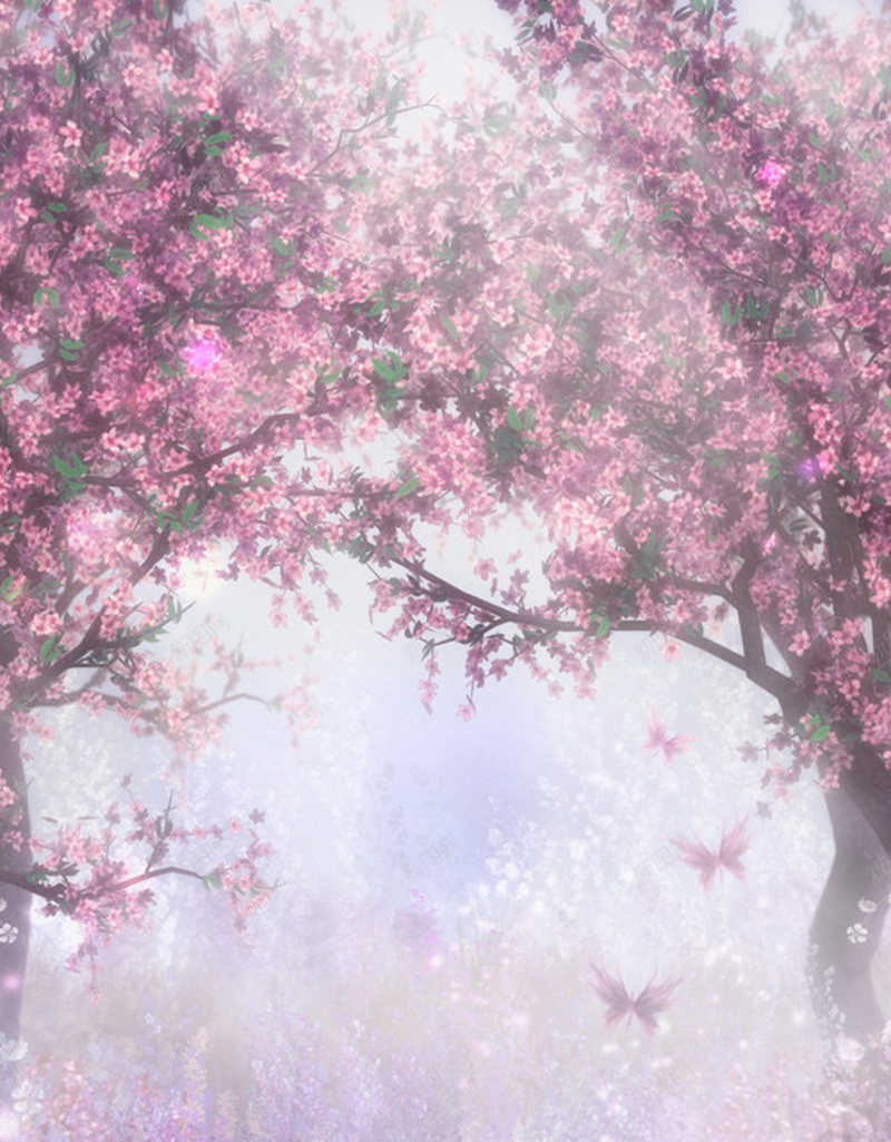梦幻唯美粉色三生三世十里桃花jpg设计背景_88icon https://88icon.com 三生三世十里 唯美 桃花 梦幻 粉色 渐变 浪漫 背景 素材