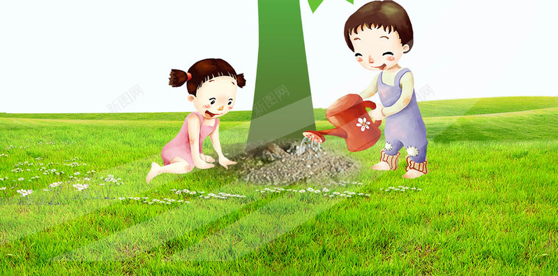 蓝色卡通植树节PSD分层H5背景素材psd设计背景_88icon https://88icon.com 蓝色 卡通 植树节 背景素材 环保 PSD分层 H5 卡通人物 蓝天 草地 树 保护环境