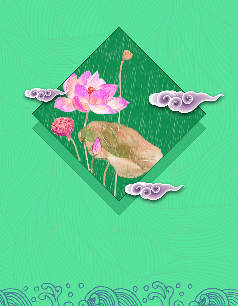创意扁平荷花荷叶鲜花底纹背景素材psd设计背景_88icon https://88icon.com 创意 扁平 荷叶 荷花 鲜花 底纹 背景 素材