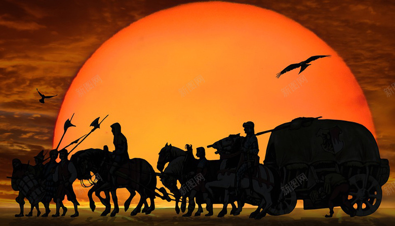 中世纪贸易神秘背景素材jpg设计背景_88icon https://88icon.com 童话故事 中世纪 经销商 太阳 贸易 商人拉 马 教练 运输 购买 有趣 温馨