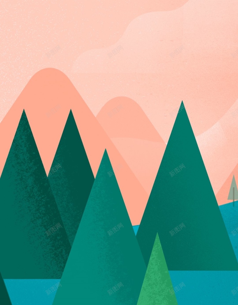 简约扁平山峰背景图jpg设计背景_88icon https://88icon.com 几何 山峰 扁平 简约 山 矢量 扁平化 图形