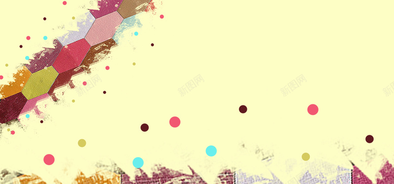 色彩点缀文艺多彩化妆品banner背景图psd设计背景_88icon https://88icon.com 小清新 女生 彩妆 文艺 简约 粉底 甜品 炫彩 化妆品 护肤 肌理 淘宝 banner 背景图
