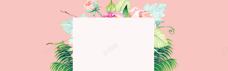 春女装清新粉色电商海报背景psd设计背景_88icon https://88icon.com 女装海报 春暖花开 印花 春天 春季 淘宝 春季上新 春装促销 粉色 约惠春天