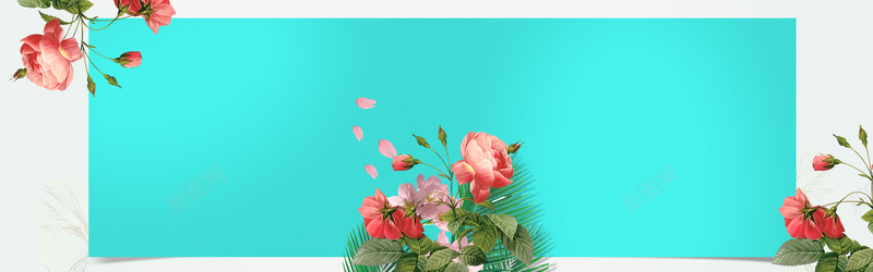 春季清新女装淘宝海报背景psd设计背景_88icon https://88icon.com 春季上新 春暖花开 春天 春季 清新 女装活动 淘宝 约惠春天 春女装 印花