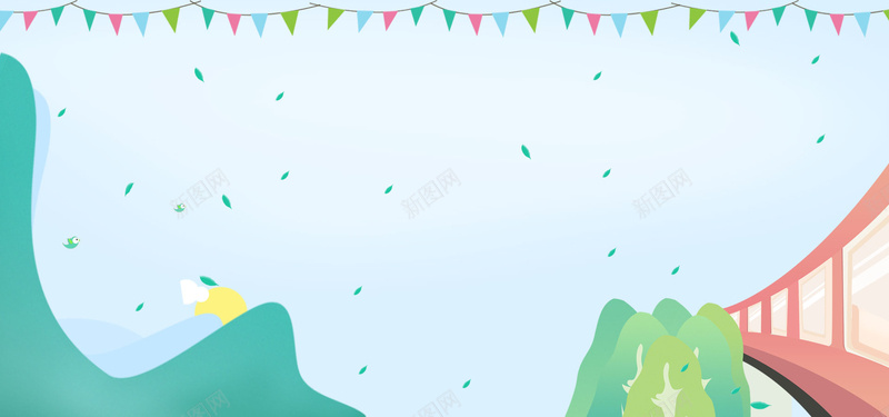 清明踏青绿色清新bannerpsd设计背景_88icon https://88icon.com 春天出游 春季踏青 清明踏青 阳春三月 踏青季 春游记 春天 快乐出游 清新 文艺