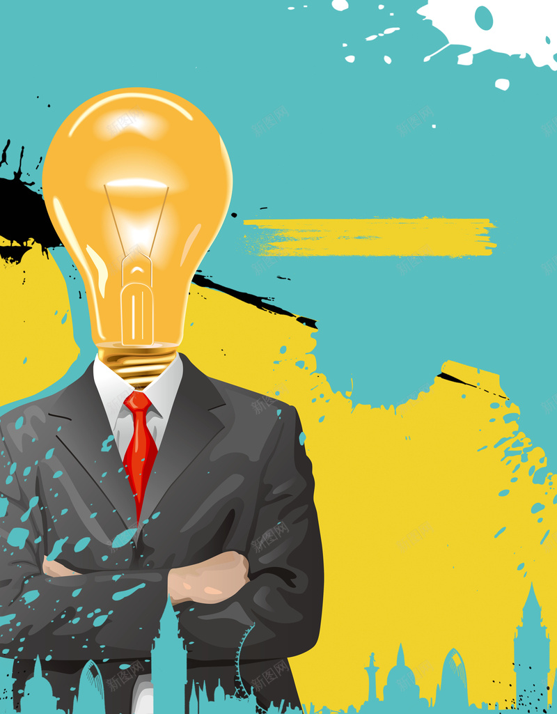 创意扁平化招聘广告海报背景素材psd设计背景_88icon https://88icon.com 招聘人才 招聘单位 招聘素材 招聘 灯泡 招聘DM 创意招聘 期待你 高薪招聘 招聘广告 海报背景 期待