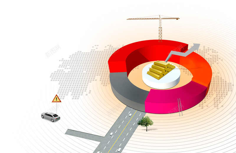 立体圆形吊车箭头汽车金条马路建筑印刷背景psd设计背景_88icon https://88icon.com 吊车 圆形 汽车 立体 箭头 金条 马路 建筑 印刷背景 白色 扁平 渐变 几何