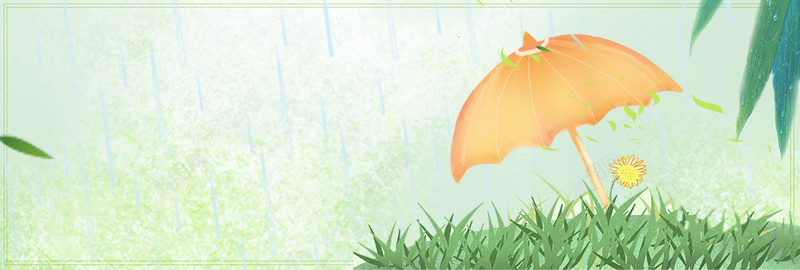 二十四节气雨水卡通bannerpsd设计背景_88icon https://88icon.com 二十四节气 节气背景 雨水节气 雨天 雨水 下雨 中华传统节气 季节 农历雨水