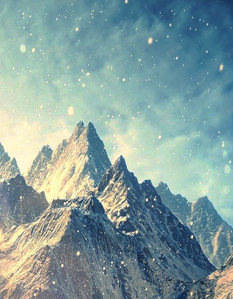 大雪山行的雪花素材jpg设计背景_88icon https://88icon.com 蓝色背景 大气 雄伟 雪山 雪花 H5素材 开心 快乐 文艺 小清新 简约