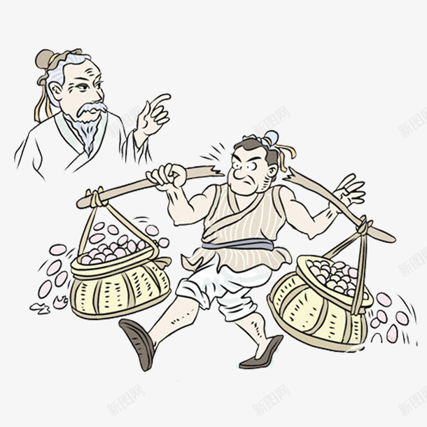 手绘集市中国古代民风民俗国潮风png免抠素材_88icon https://88icon.com 手绘 集市 中国古代民风民俗 国潮风