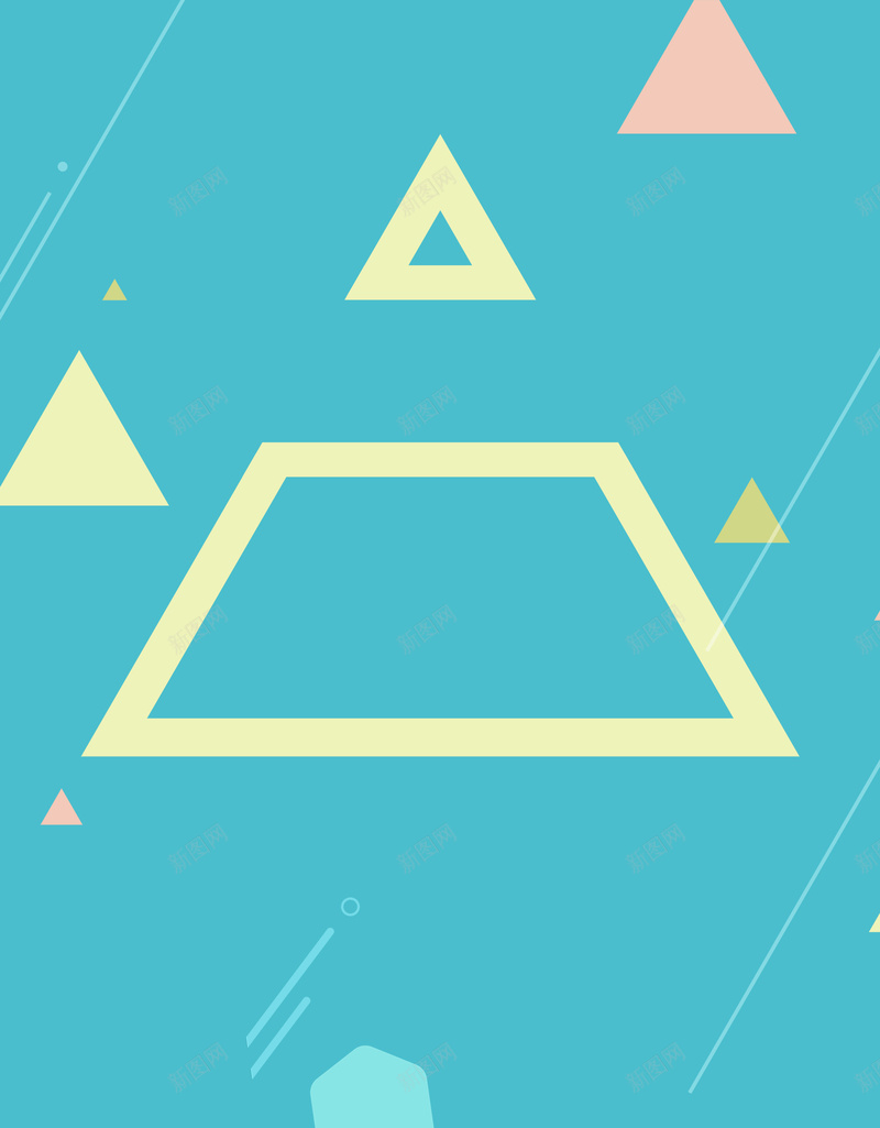 蓝色创意几何春季促销海报背景psd设计背景_88icon https://88icon.com 春季促销 海报背景 几何 创意 蓝色 简约 清新 几何背景