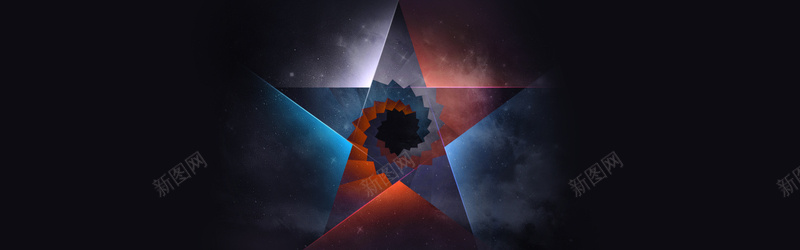 漩涡五角星jpg设计背景_88icon https://88icon.com 海报banner 黑色背景 五角星 星空 楼梯 星云 星海 星际 科技 科幻 商务