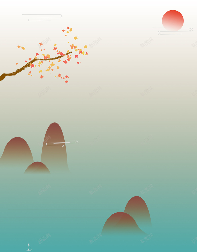 唯美古典夏季山水背景psd设计背景_88icon https://88icon.com 古典 唯美 夏季 山水 背景 中国风 手绘 四季变化