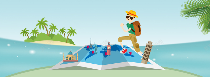 暑假旅游冒险扁平几何蓝色背景psd设计背景_88icon https://88icon.com 夏季旅游 夏日旅游 旅游海报 暑期旅游 暑假 暑期景点推荐 旅游广告 旅游宣传单 旅游景点 旅游