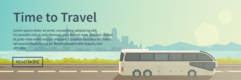 度假旅行主题背景bannereps设计背景_88icon https://88icon.com 度假 旅行 大巴 城市 山 公路 海报banner 卡通 童趣 手绘