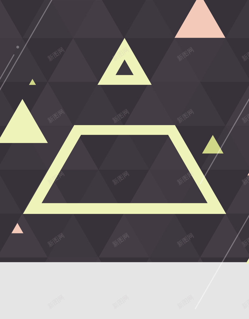 几何春季促销海报jpg设计背景_88icon https://88icon.com 商场促销 新品上市 春季上新 春季促销 多边形 特卖 春季 几何 黑色