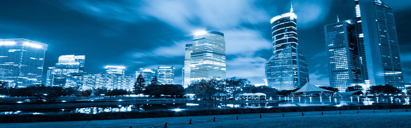 蓝色夜景海报背景jpg设计背景_88icon https://88icon.com 淘宝素材 大气 奢华 淡色 简约 banner 高清 摄影 素材 城市 都市 风光 楼房 高楼大厦 夜景 道路 大桥 海报banner 其他