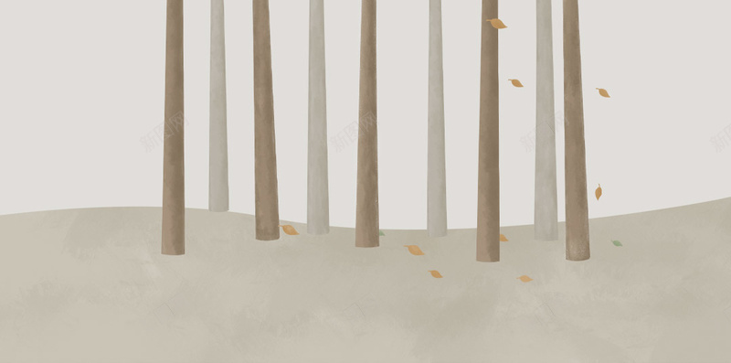 原创插画灰色系霜降树林鸟24节节气psd设计背景_88icon https://88icon.com 24节气 原创插画 灰色系 树林 鸟 霜降 二十四节气 中国节气