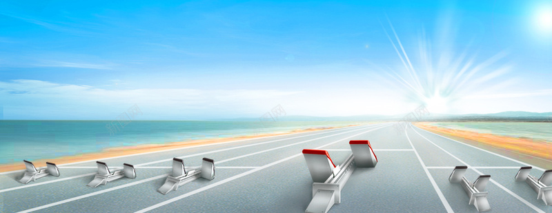 蓝色风格科技背景psd设计背景_88icon https://88icon.com 海报banner 商务背景 天空 科技 马路 科幻 商务