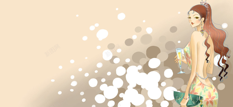 时尚美女背景背景图片 时尚美女背景背景