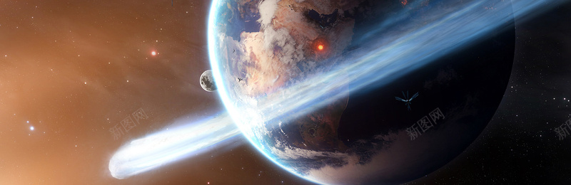 科幻酷炫卫星bannerpsd设计背景_88icon https://88icon.com 地球 宇宙 科幻 酷炫 质感 游戏 星空 星际 海报banner 星云 星海 科技 商务