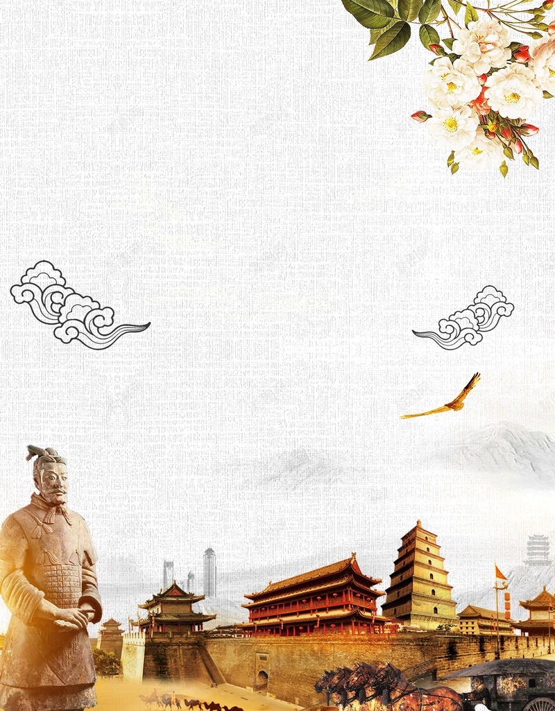 西安旅游兵马俑古城背景jpg设计背景_88icon https://88icon.com 中式地产 国学文化 国粹京剧 毕业旅行 古建筑 西安 暑假游 去哪儿 亲子游 自由行 低价出行 旅行社 古风 穷游 自驾游 环游世界 海报
