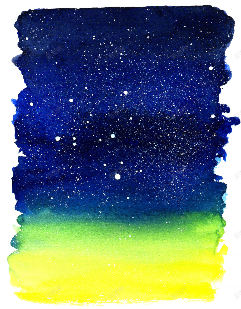 蓝黄渐变水墨星空背景素材jpg设计背景_88icon https://88icon.com 星空背景 手绘 水墨 渐变 蓝黄 PPT 文艺 小清新 浪漫