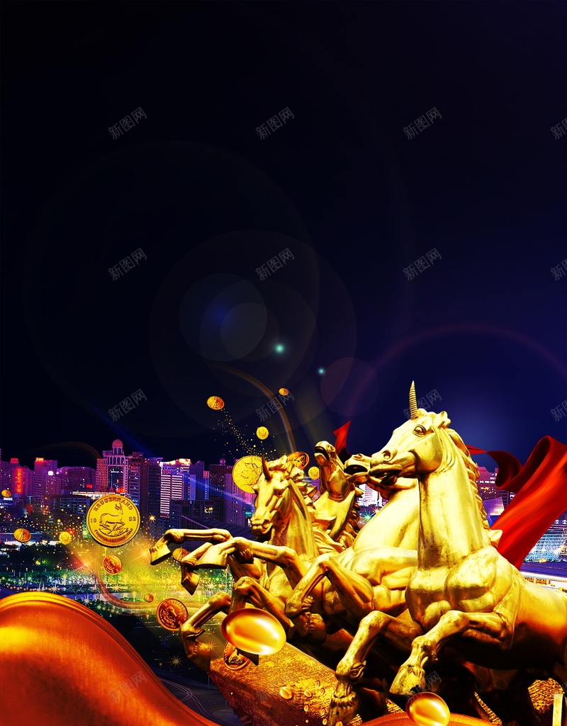 万马奔腾背景模板psd设计背景_88icon https://88icon.com 万马 奔腾 理财 钱币 骏马 财富 海报 平面 广告 背景 PSD 素材 模板