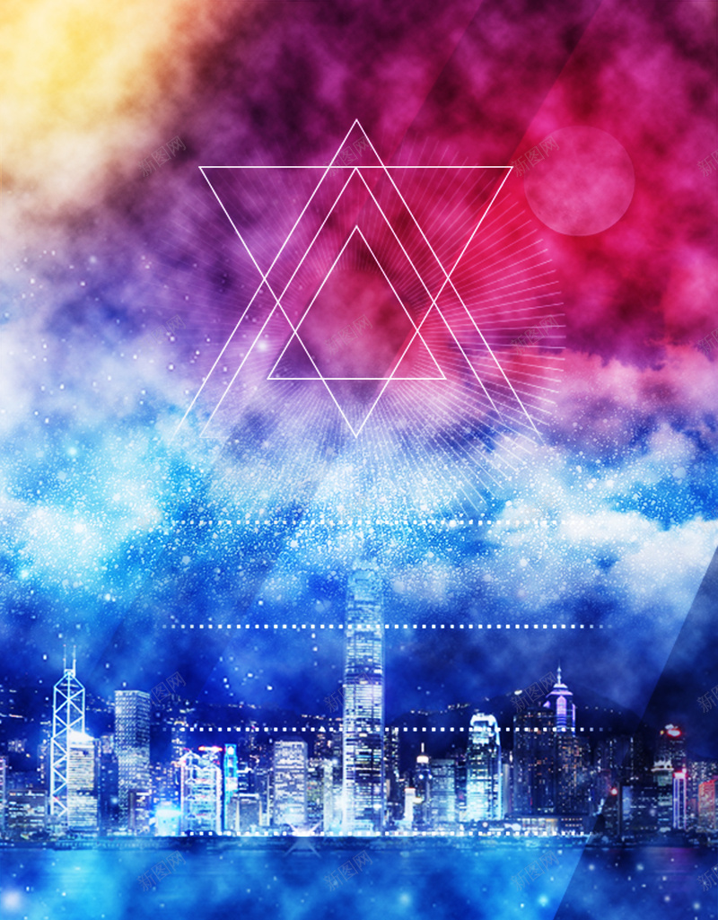 炫彩大气商务科技背景图psd设计背景_88icon https://88icon.com 背景图 商务 大气 炫彩 科技 科技感 科技风 高科技 科幻