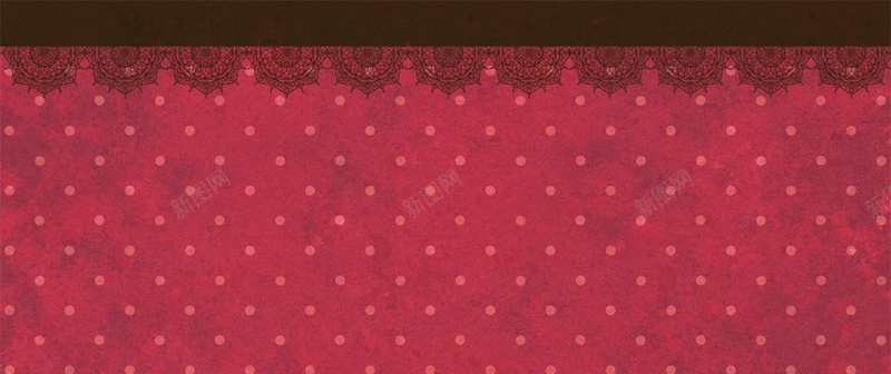 红色蕾丝波点背景jpg设计背景_88icon https://88icon.com 波点 圆点 花边 蕾丝 纹理 红色 详情页海报 质感