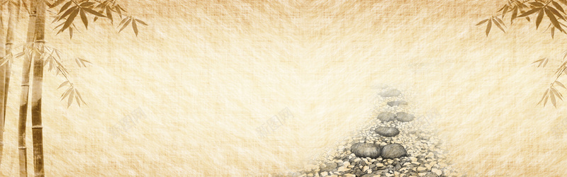 零食促销背景psd设计背景_88icon https://88icon.com 零食促销背景 茶叶促销背景 中国风 竹子 路 石子路 海报banner