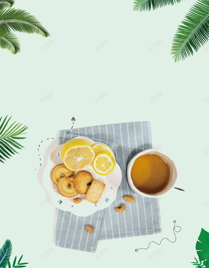 休闲下午茶绿色清新餐饮促销海报psd设计背景_88icon https://88icon.com 休闲餐厅 文艺 蛋挞 西餐 起司 午后茶 蛋糕 甜点 咖啡下午茶 牛排 糖水店 咖啡 咖啡午后