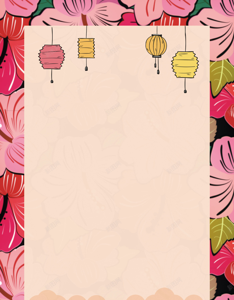手绘插画风格简约扁平鸡年吉祥海报背景素材psd设计背景_88icon https://88icon.com 扁平 手绘 插画 简约 风格 鸡年 吉祥 海报 背景 素材