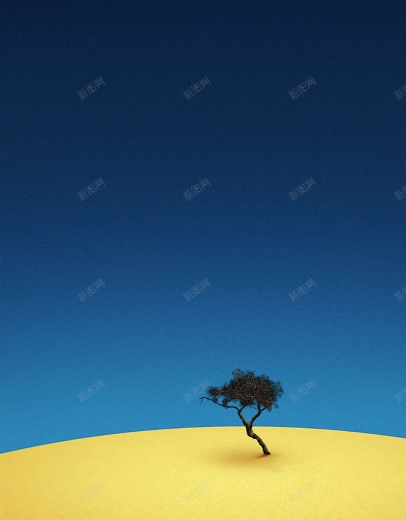 沙漠上的树H5背景jpg设计背景_88icon https://88icon.com 沙漠 蓝天 天空 树 风景 H5背景 H5 h5 摄影