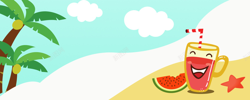 果汁卡通几何西瓜汁蓝色背景psd设计背景_88icon https://88icon.com 果汁鸡尾酒 柠檬汁图片 夏日饮料 果汁 果茶 饮品 凉茶 清凉 爽口 夏日酷饮 冰爽特饮