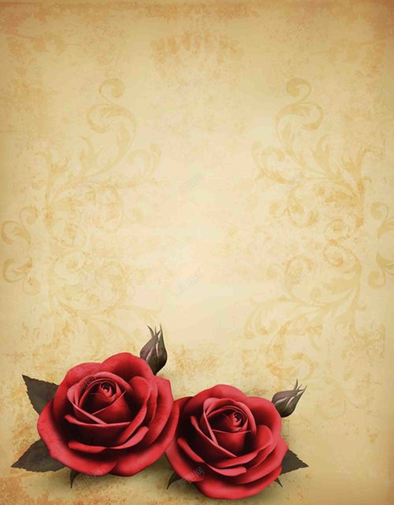 复古玫瑰泛黄背景jpg设计背景_88icon https://88icon.com 复古 玫瑰 泛黄 背景 怀旧 文艺 小清新 简约