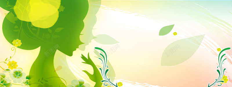 绿色剪影背景psd设计背景_88icon https://88icon.com 化妆品背景 绿色背景 剪影 女装 设计 淘宝 淘宝广告banner 淘宝界面设计 天猫 源文件 淘宝天猫女装首页海报素材下载 海报banner 文艺 小清新 简约
