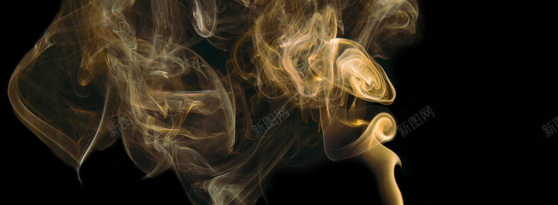 黑色背景中的黄色烟雾jpg设计背景_88icon https://88icon.com 黑色 背景 黄色 烟雾 摄影 神秘 海报banner 风景