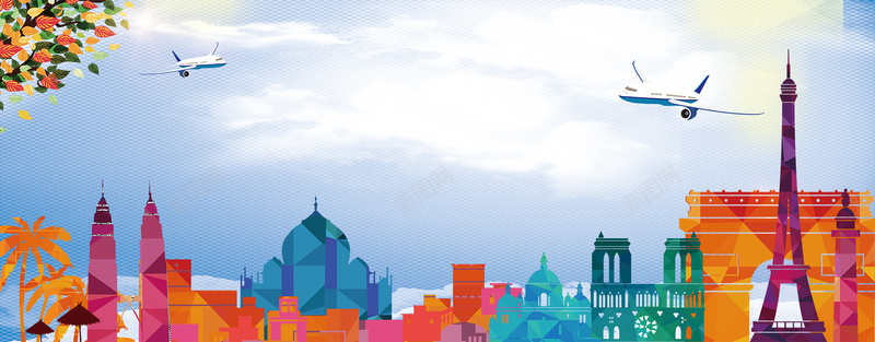 城市大气几何飞机蓝天景色bannerpsd设计背景_88icon https://88icon.com 城市 城市建筑 大气 文明 城市背景 城市图片 高楼大厦 城市夜景 城市风光 城市剪影