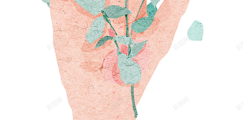 小清新手绘h5背景jpg设计背景_88icon https://88icon.com 手绘 插画 手掌 文艺 童趣 h5背景 卡通