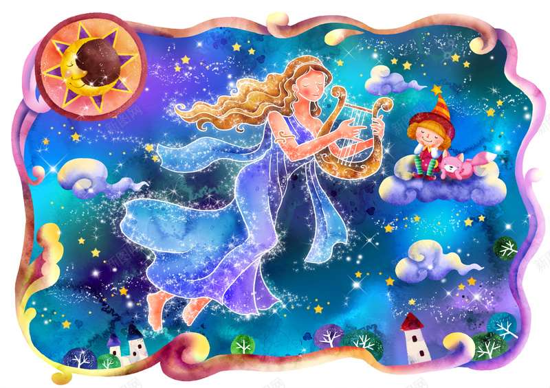 12星座处女座卡通童趣塔罗牌psd设计背景_88icon https://88icon.com 12星座 塔罗牌 卡片 卡通 童趣 处女座 海报 儿童