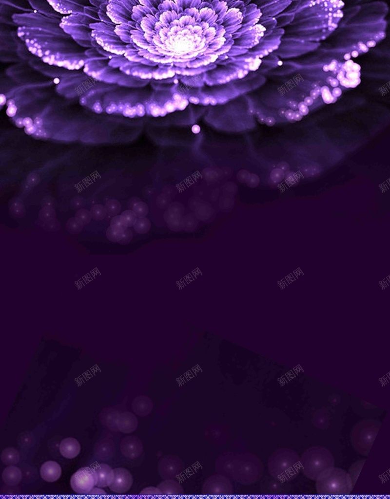 蓝紫色花绽梦幻海报背景模板jpg设计背景_88icon https://88icon.com 房地产 蓝紫色 花 绽放 盛大 开盘 梦幻 大气 炫酷 创意