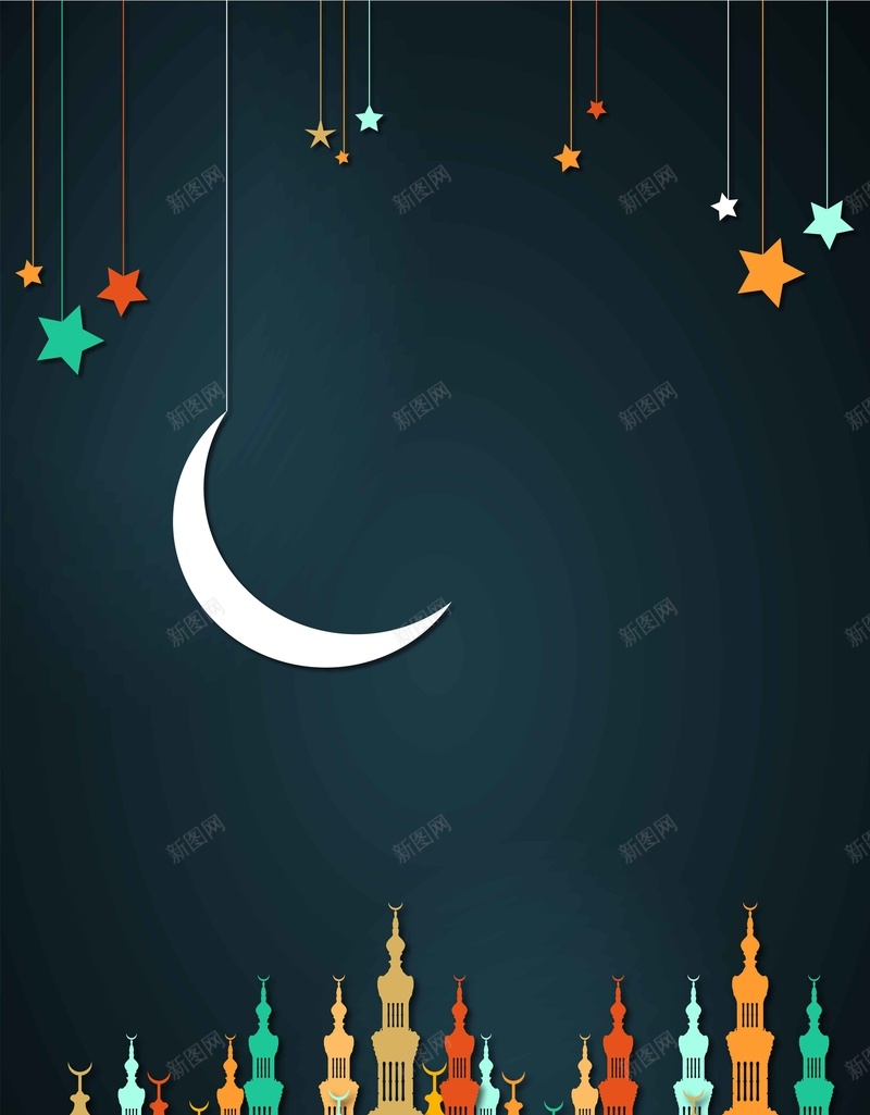 矢量伊斯兰教建筑夜景jpg设计背景_88icon https://88icon.com 伊斯兰教 夜景 建筑 手绘 矢量 插画 简约 卡通