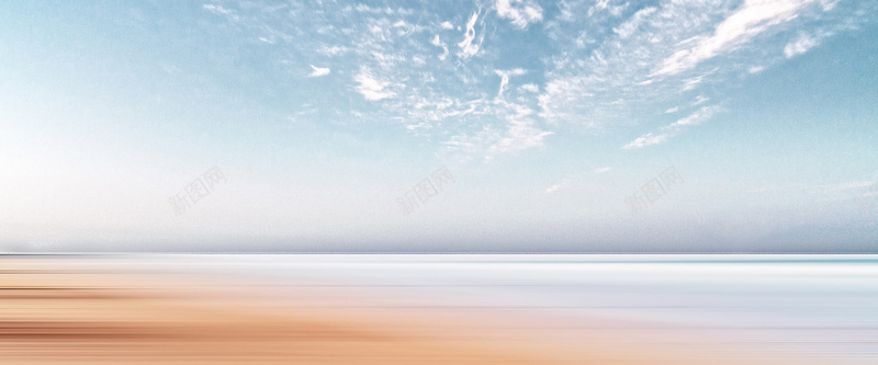 极简风banner背景jpg设计背景_88icon https://88icon.com 海 沙滩 蓝天 简约 大气 banner背景 海报banner 摄影 风景